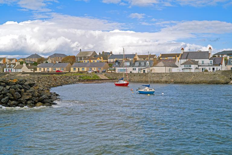 Boats in Port Willian Harbour