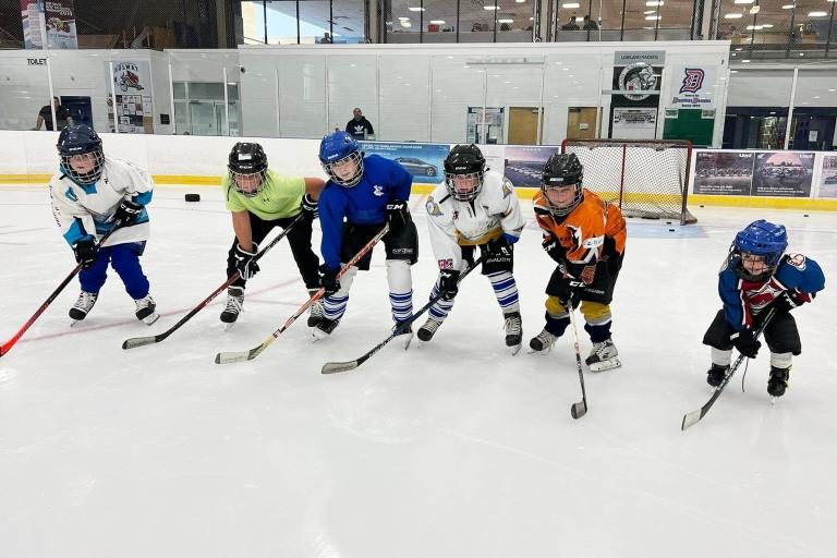 Ice hockey kids