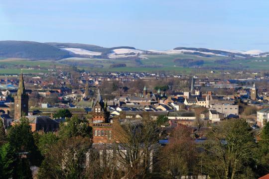 View of Dumfries skyline